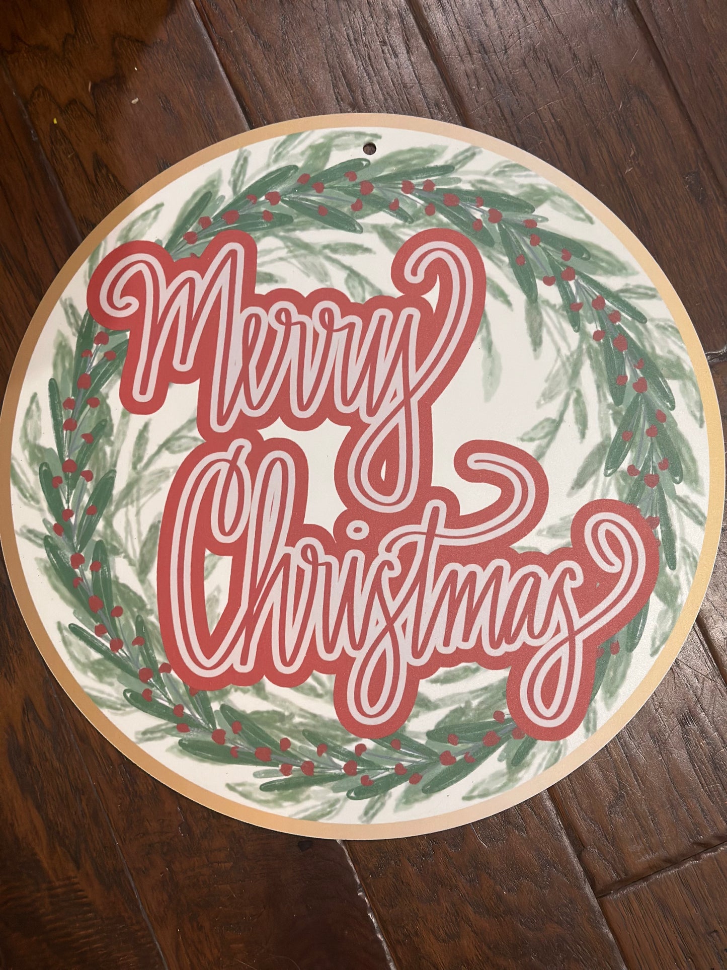 "Merry Christmas" Door Hanger