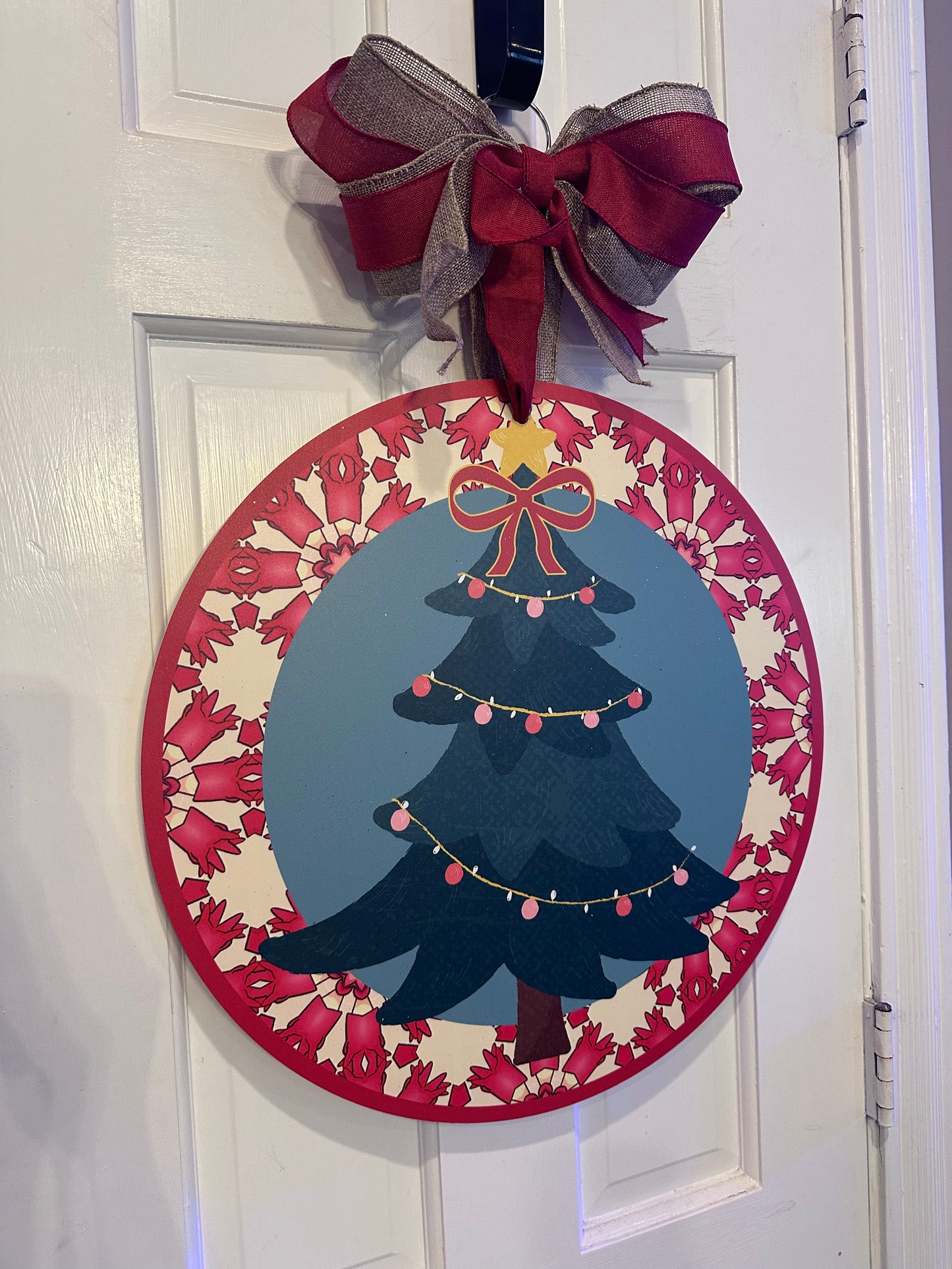 Christmas Tree Door Hanger