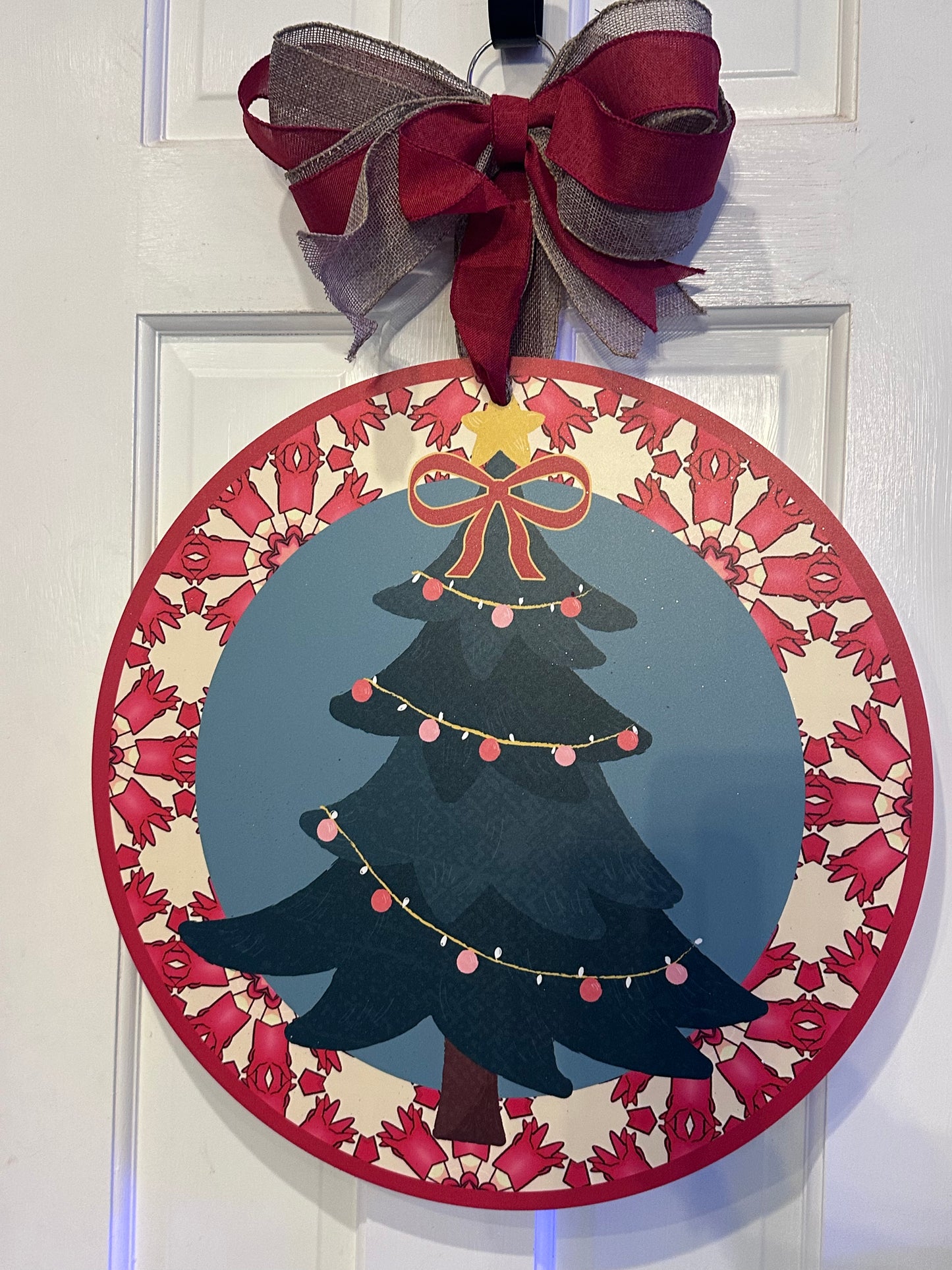 Christmas Tree Door Hanger