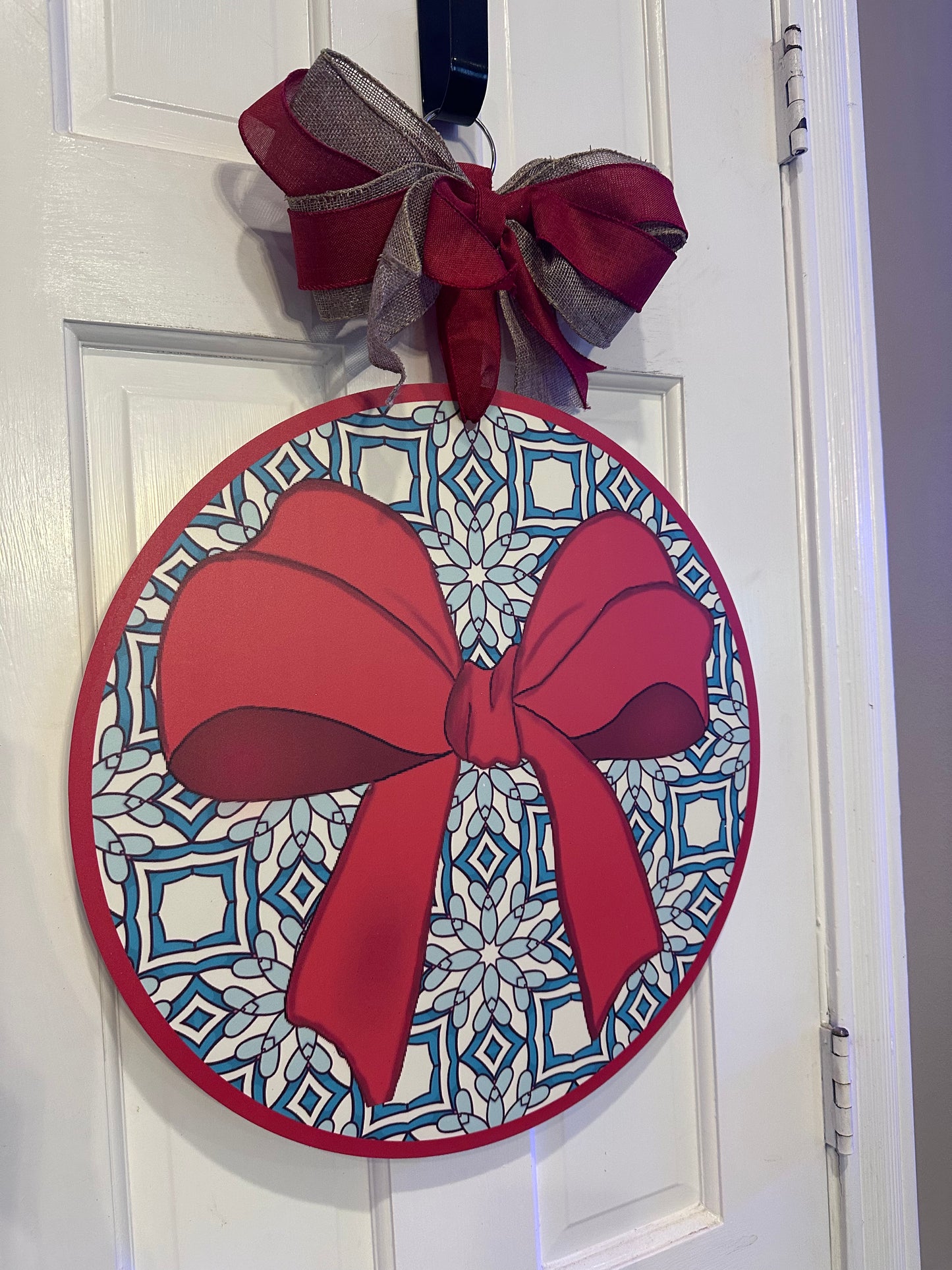 Wrap Me Up -Bow Door Hanger