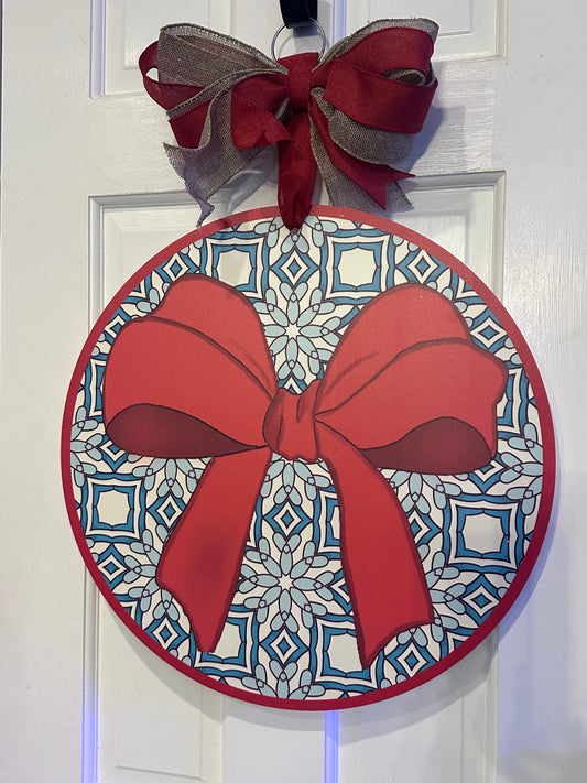 Wrap Me Up -Bow Door Hanger